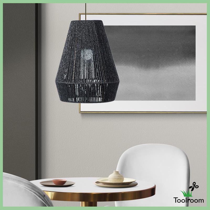 Vỏ Bọc Đèn Lồng Dạng Dây Bện Phong Cách Mộc Mạc Cổ Điển