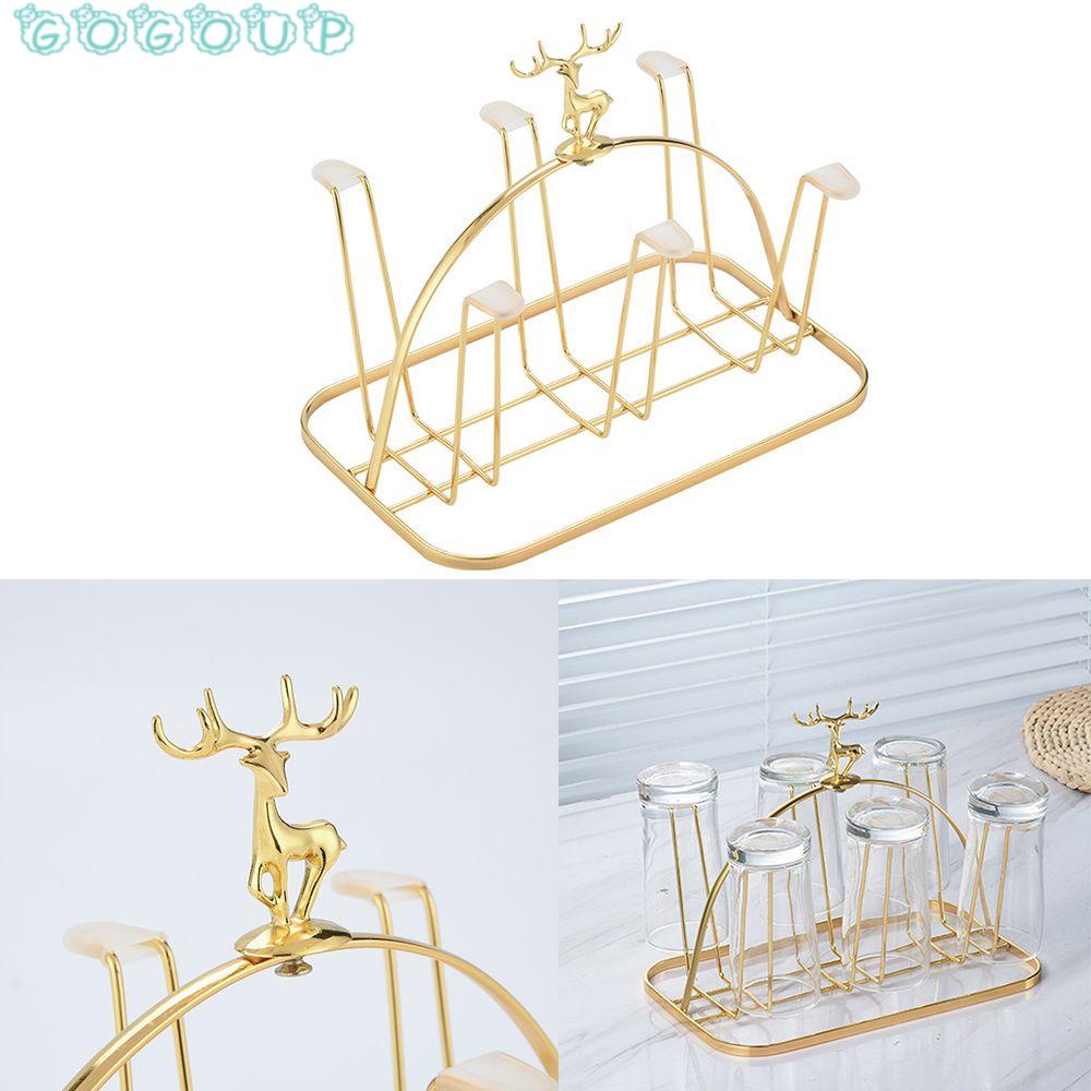 GOGOUP Giá Đỡ Phơi Khô Cốc Cà Phê Bằng Kim Loại Tiện Dụng Cho Nhà Bếp