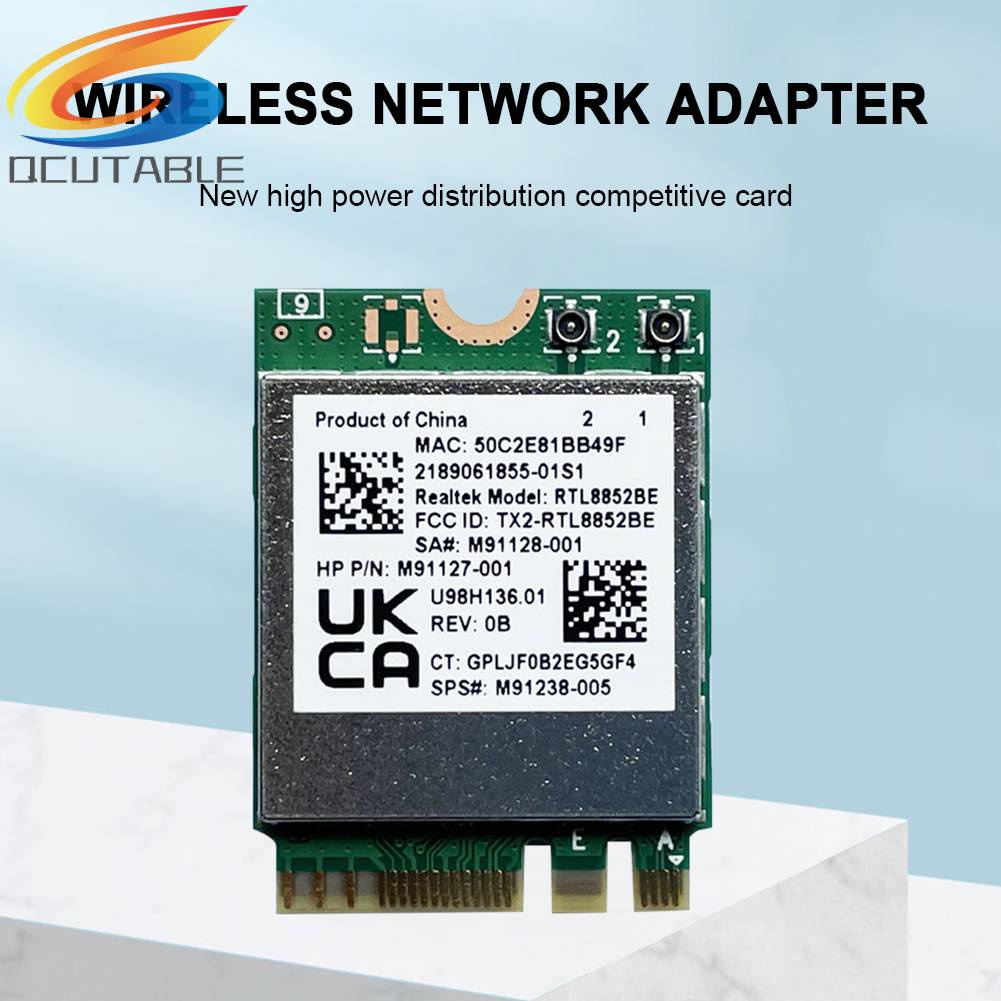 Mô Đun Thẻ Mạng Bluetooth 2.4G 5G 1800M NGFF M.2 WiFi6 Cho Laptop