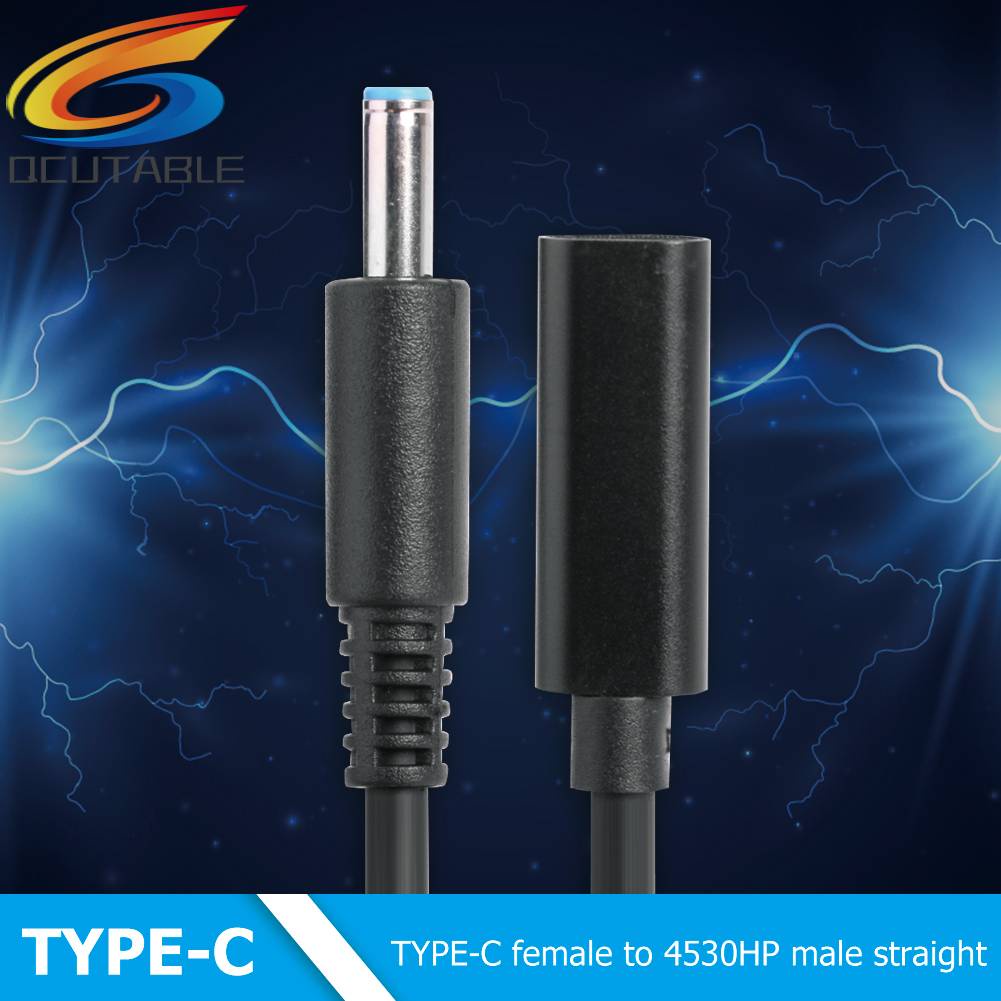 Đầu Nối Chuyển Đổi USB Type C Sang 4.5x3.0mm DC Cho Laptop HP