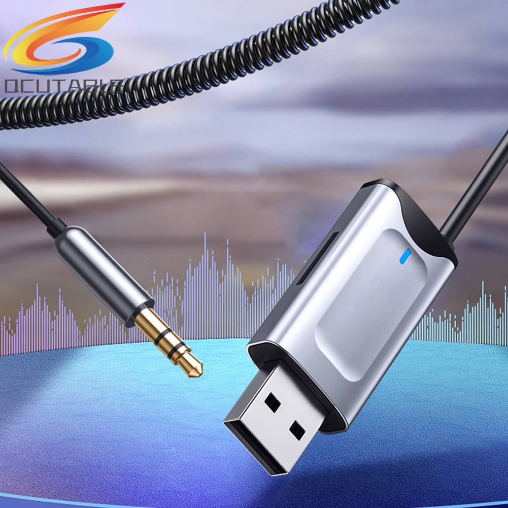 Thiết Bị Nhận Tín Hiệu Âm Thanh Bluetooth Hỗ Trợ TF Cho Xe Ô Tô