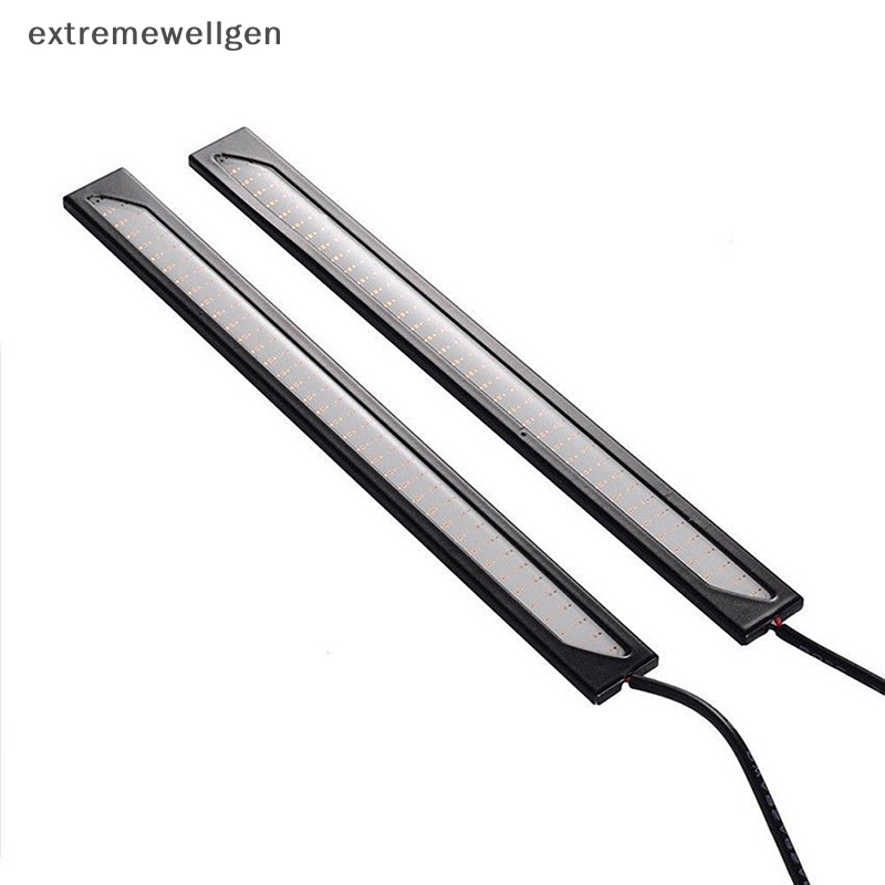 Đèn LED COB DRL DC 12V 17CM Ánh Sáng Xanh Dương Siêu Sáng Chống Thấm Nước Cho Xe Hơi Dây Buộc Điện Thoại Llff Llff