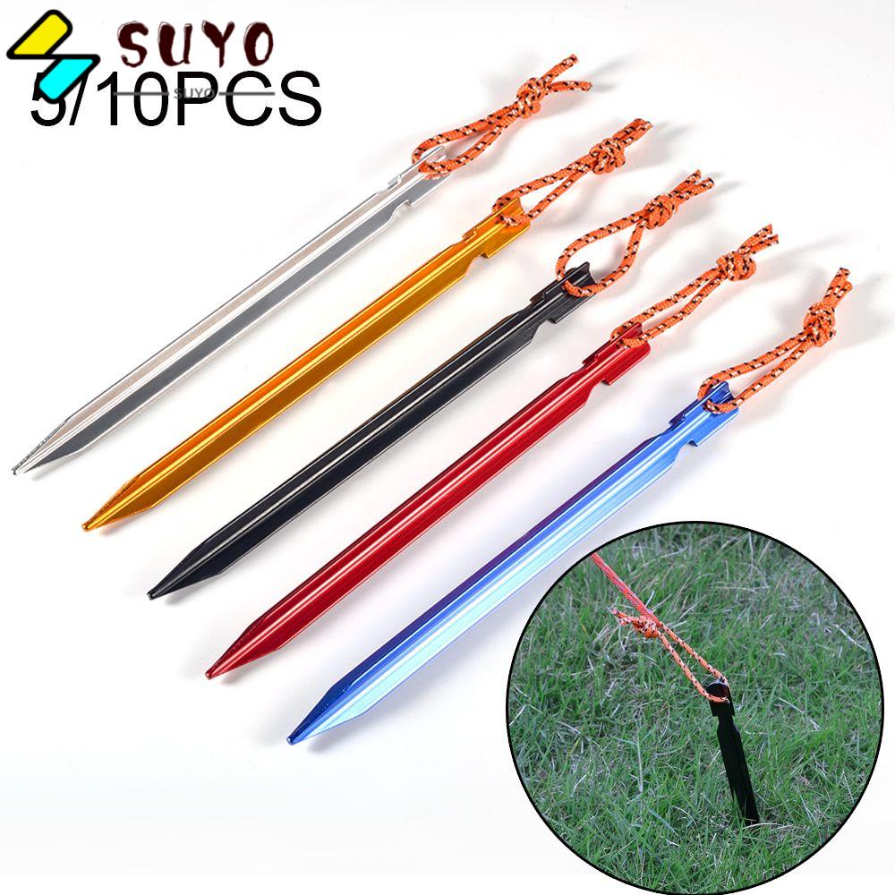 SUYO Set 5 / 10 Cọc Giăng Lều Hình Tam Giác 18cm