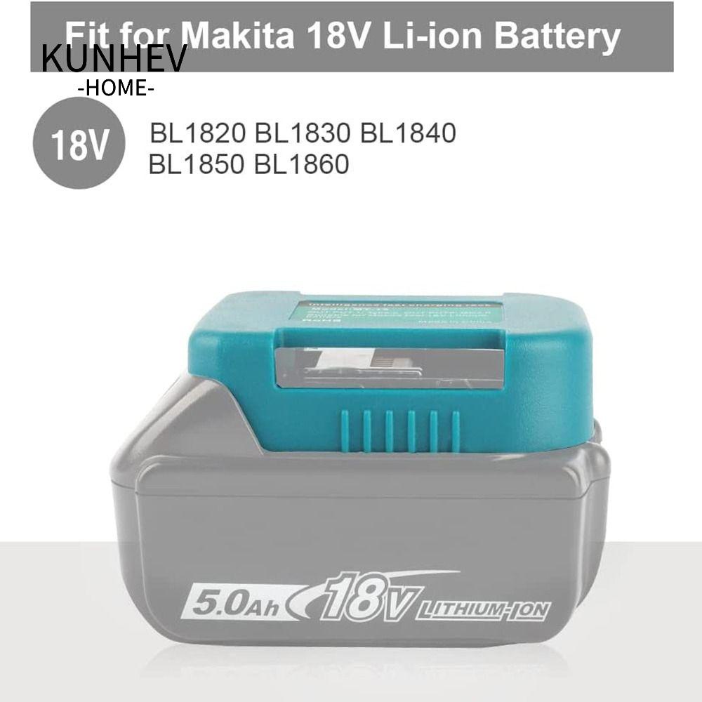 KUNHEV Bộ Sạc Nhanh USB Cho Makita / Dewalt / Milwaukee