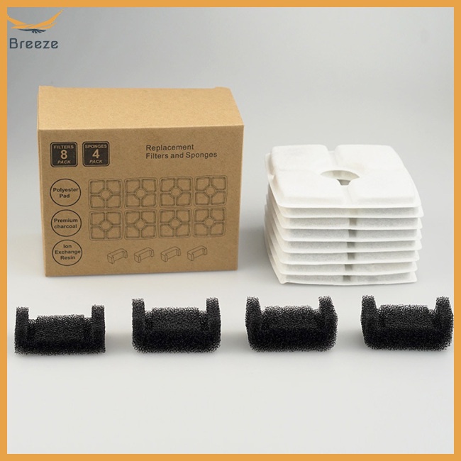 Bộ Lọc Vòi Nước Than Hoạt Tính Hình Vuông Thay Thế Cho Thú Cưng