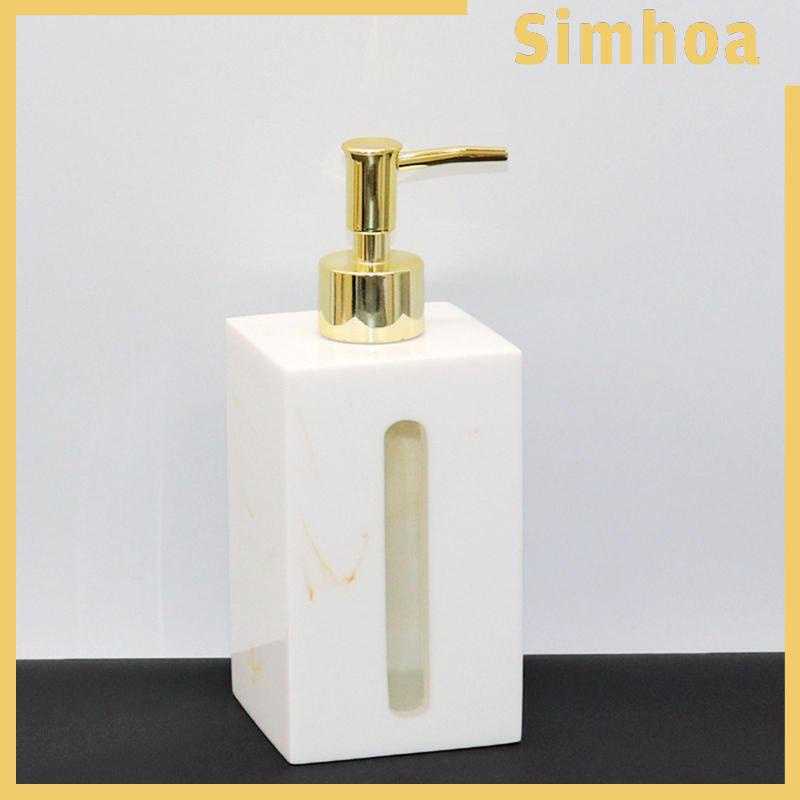 Bình Đựng Xà Phòng Rửa Tay Dạng Lỏng Bằng Nhựa Resin Dành Cho Nhà Tắm / Quầy Bartop
