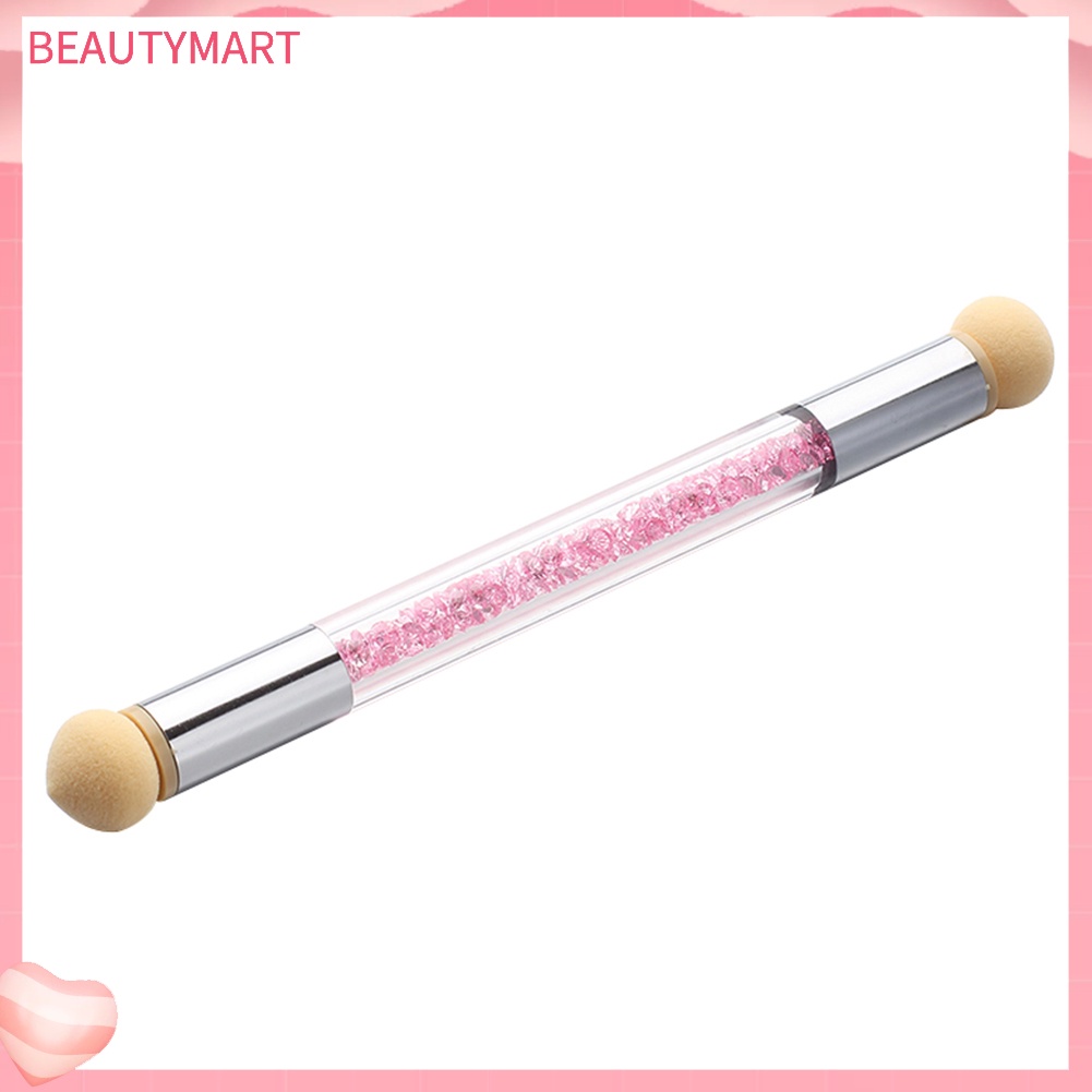 Cọ Mút Hai Đầu Đính Đá Trang Trí Móng Tay Nghệ Thuật Cho Nữ