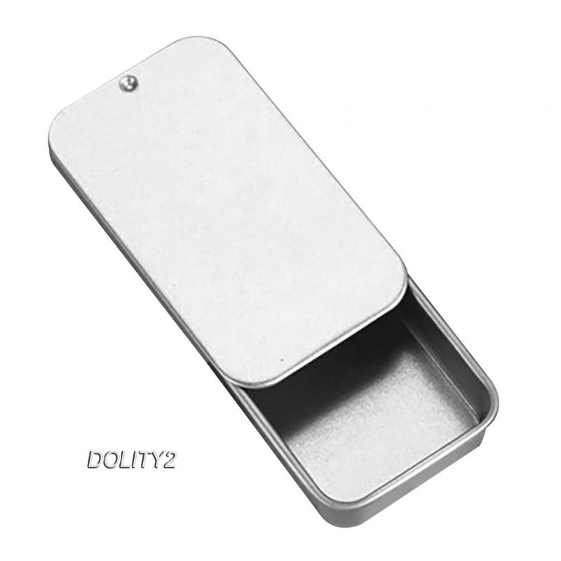 Hộp Thiếc Đựng Kẹo Phục Sinh / Sinh Nhật Có Nắp Trượt 2 Cái