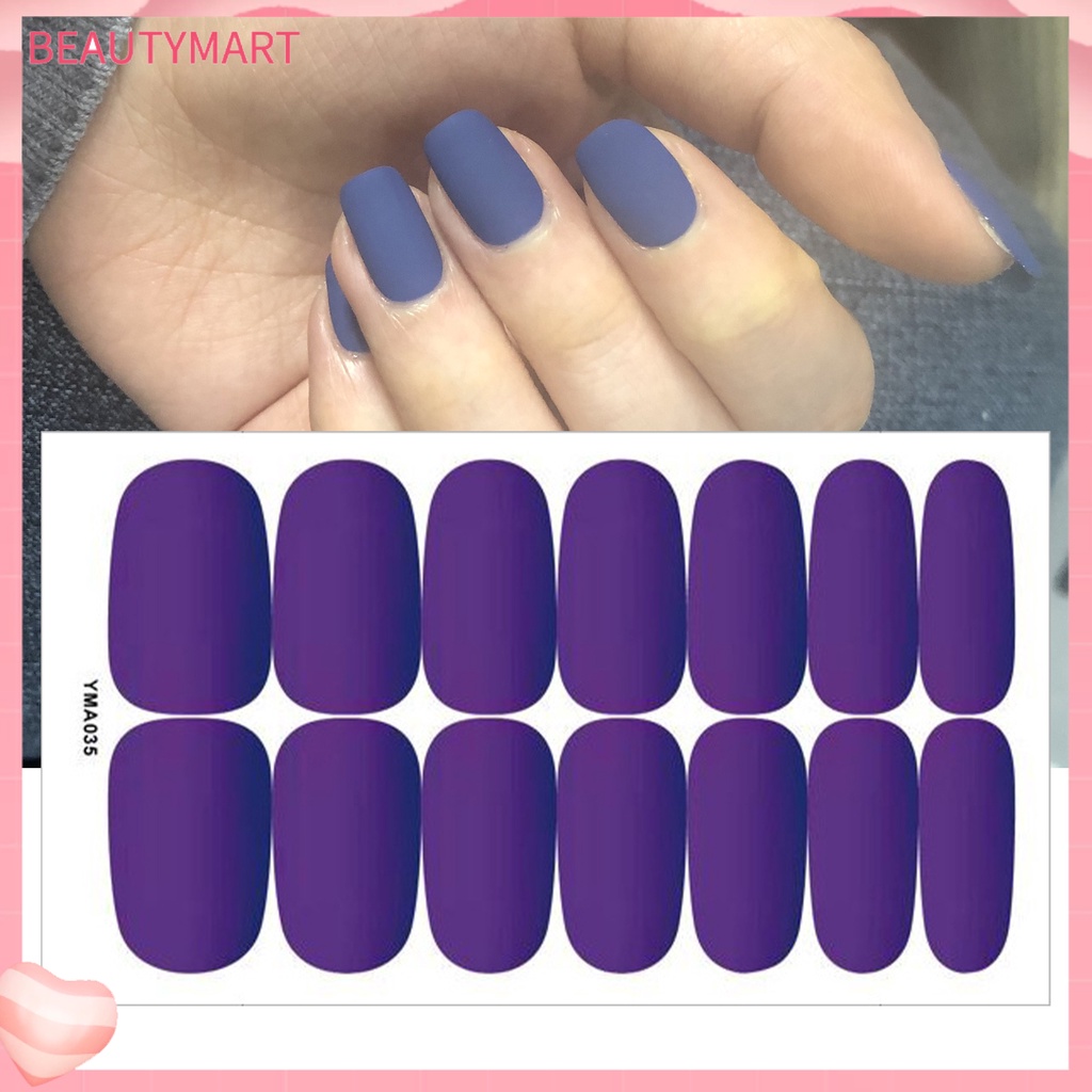 Miếng Dán Móng Tay Tự Dính Siêu Mỏng Độc Đáo Cho Nữ