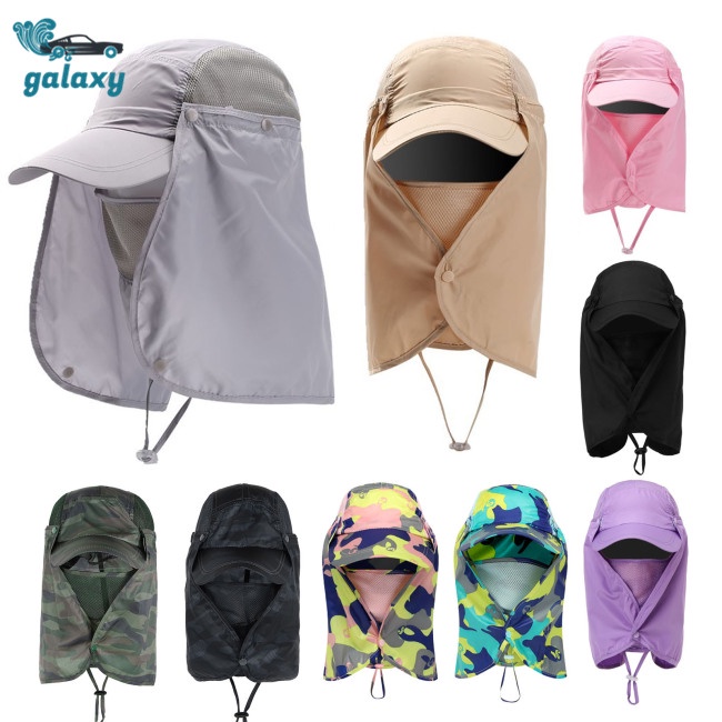 Galaxy Mũ Lưỡi Trai Chống Nắng Upf 50 + Chất Liệu Nhanh Khô Có Thể Tháo Rời Tiện Dụng