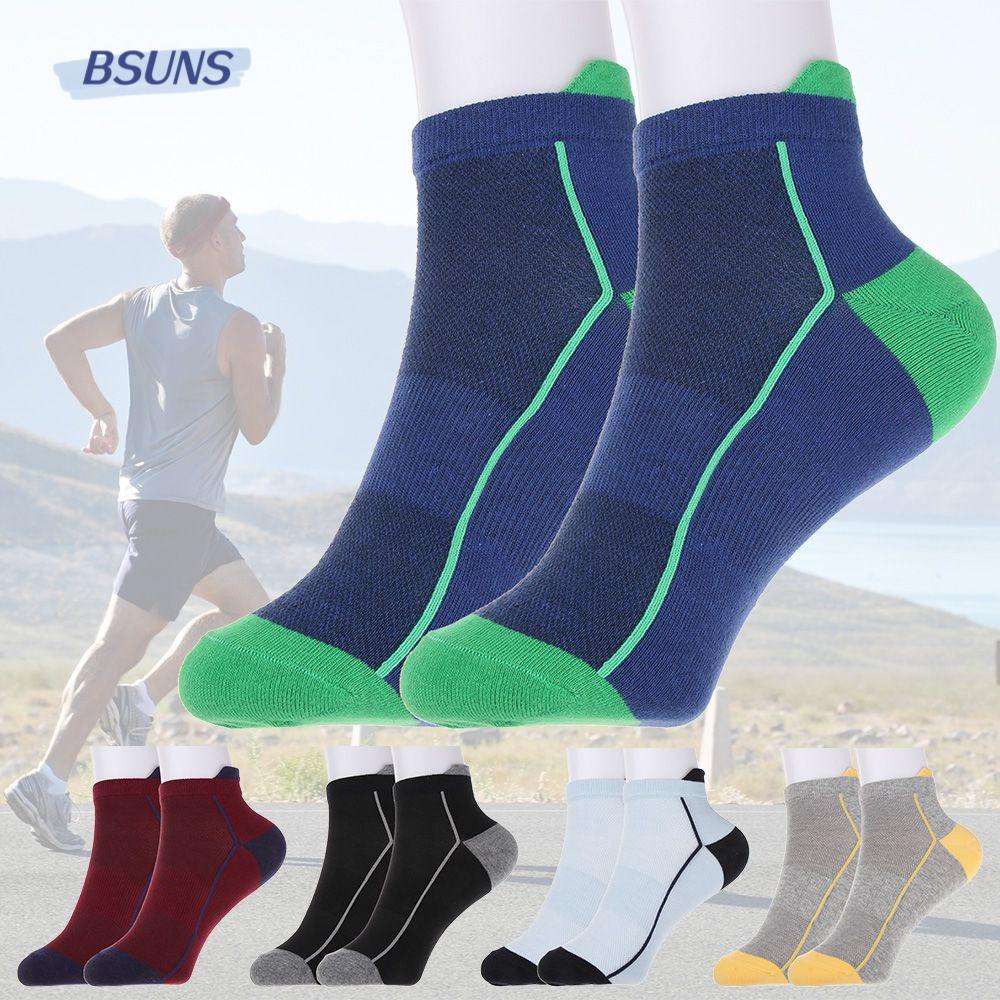 BSUNS Đôi Vớ Thể Thao Thấm Hút Mồ Hôi Thoáng Khí Thời Trang Cho Nam