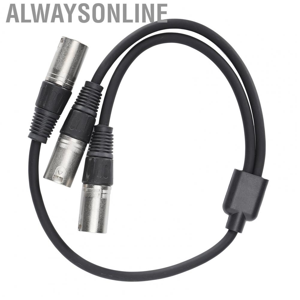 Alwaysonline JORINDO JD60711 XLR Male to Dual Cable YType Splitter Microphone