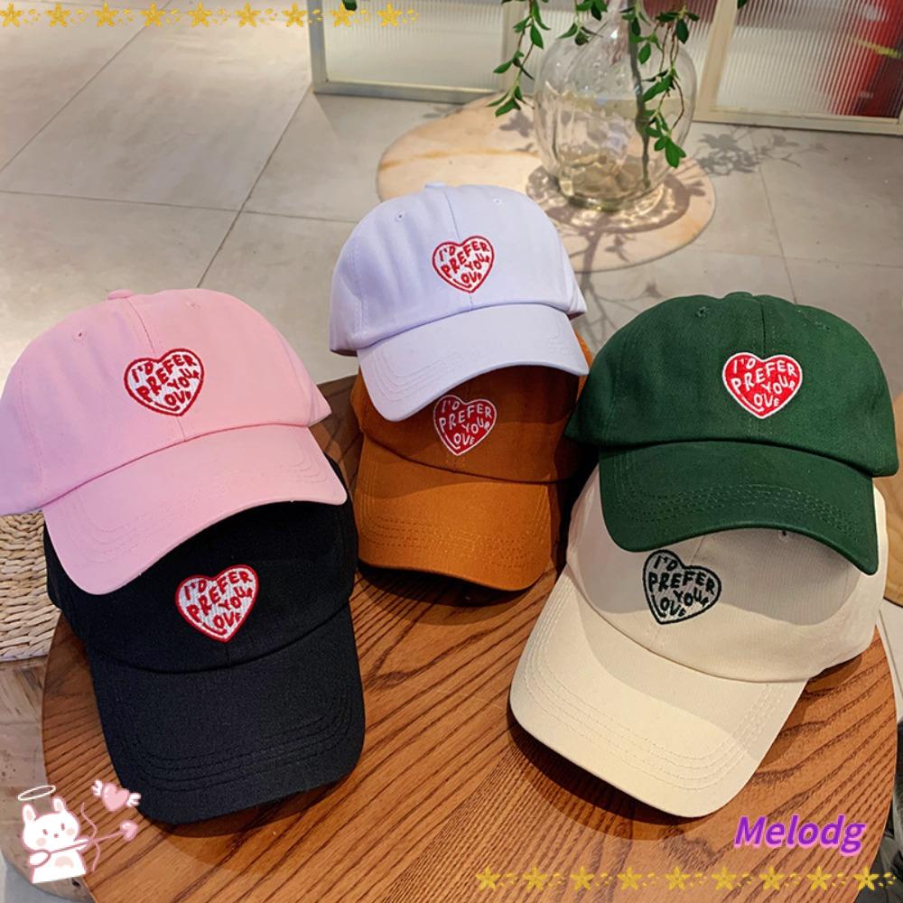 MELODG Mũ Lưỡi Trai Thêu Chữ Cho Nam Và Nữ