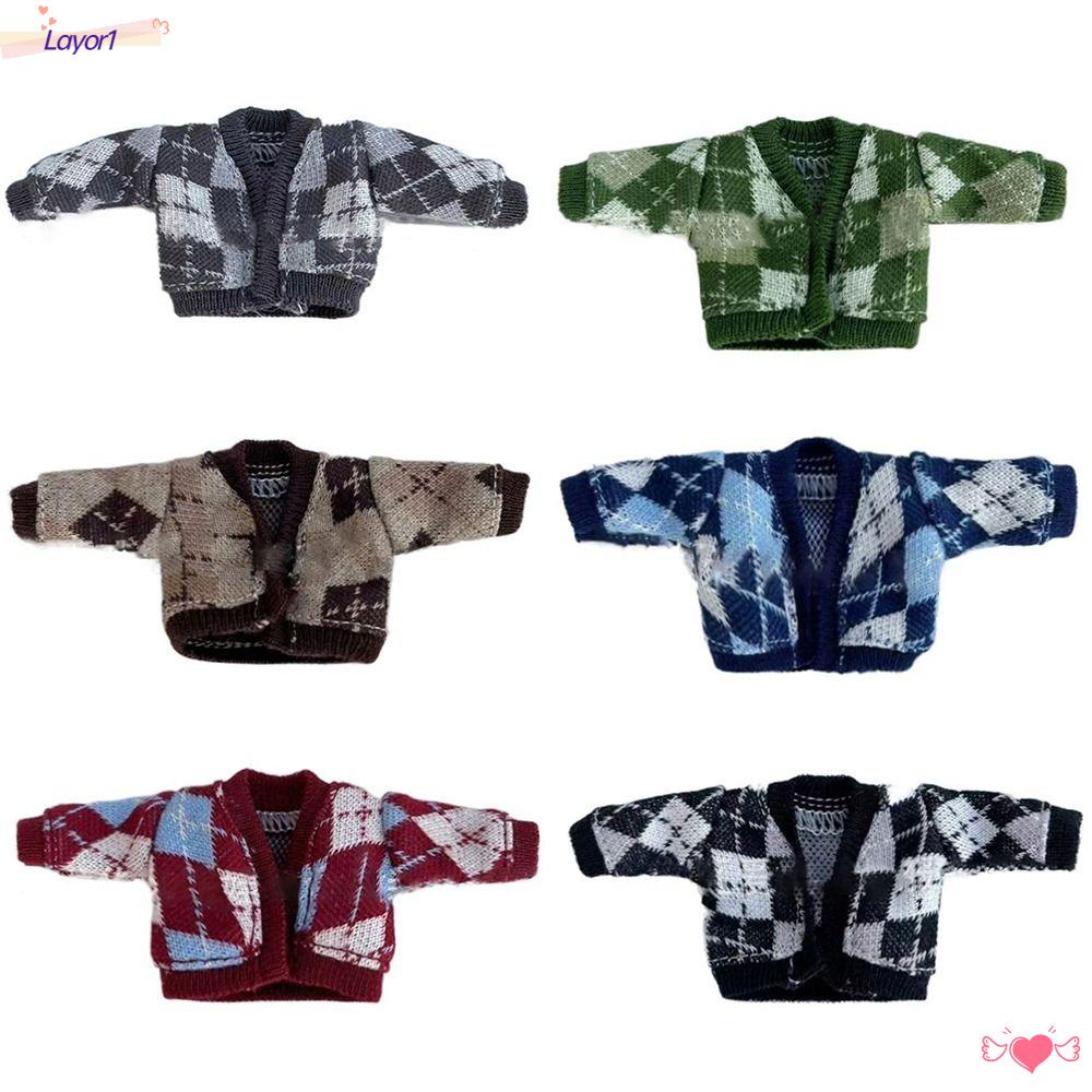 LAYOR1 Áo Len Dệt Kim Thủ Công Dành Cho Búp Bê