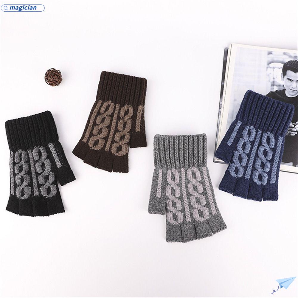 MAG Găng Tay Len Hở Ngón Co Dãn Cho Nam