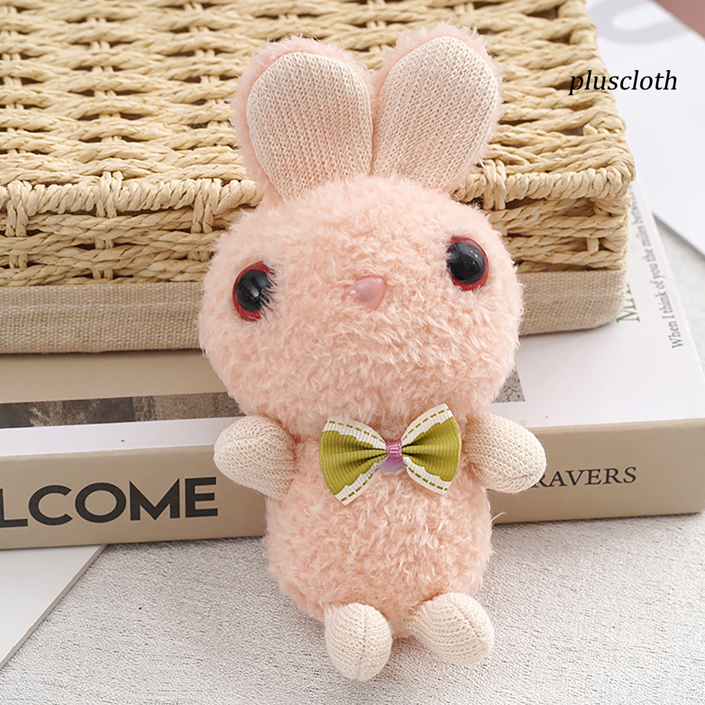 Móc Khóa Thỏ Nhồi Bông Đáng Yêu Cho Bé Gái