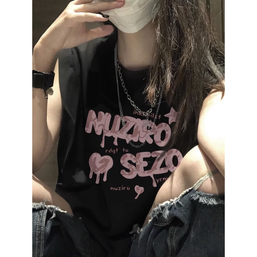 NRVP Áo Thun Nữ Không Tay 100% Cotton Thời Trang Hàn Quốc