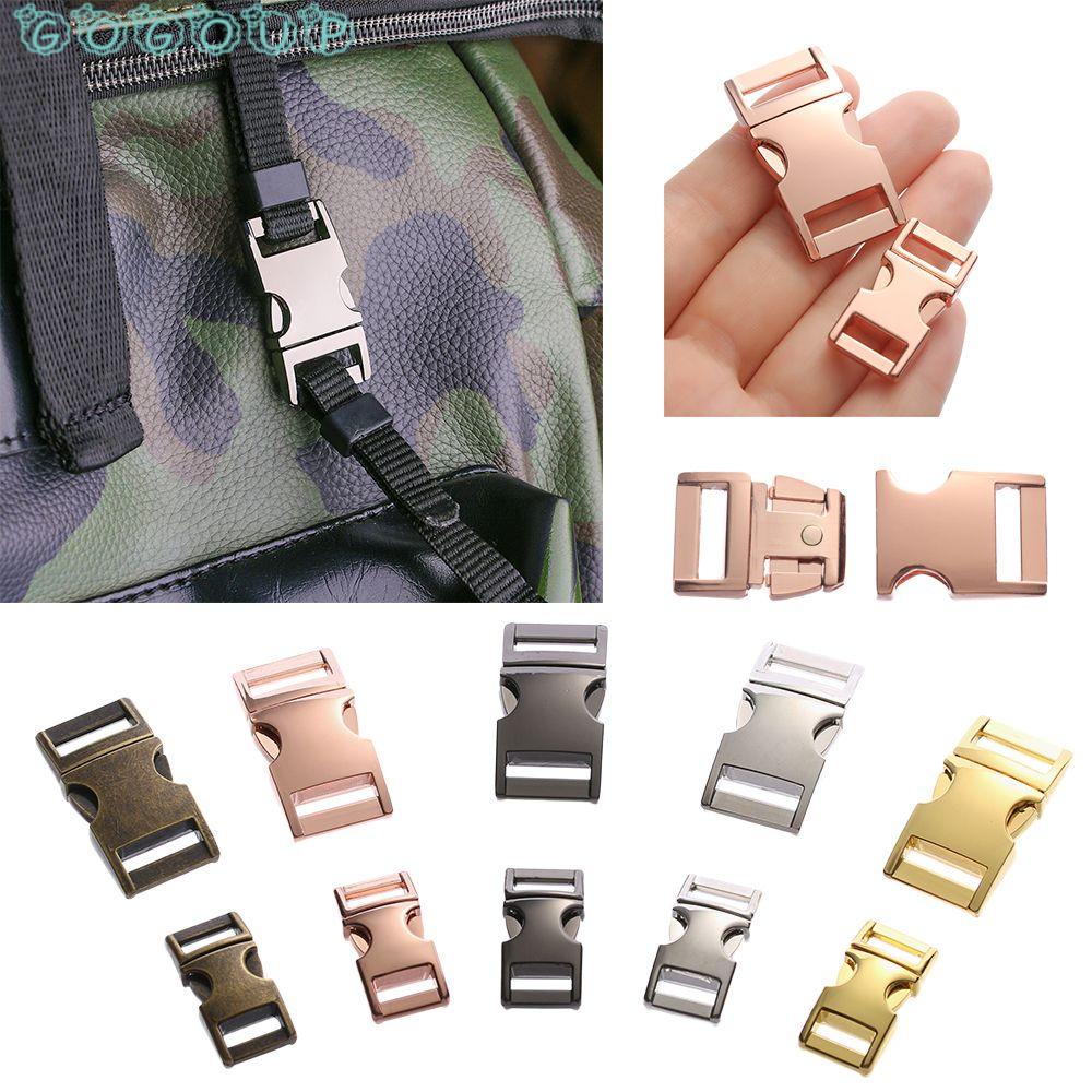 GOGOUP 1 Khóa Cài Bên Hông Bằng Kim Loại Có Thể Điều Chỉnh Cho Ba Lô Cắm Trại Ngoài Trời