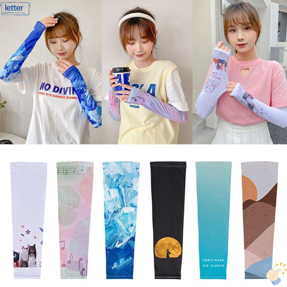 LET Vỏ Bọc Cánh Tay Giữ Ấm Chống Tia UV Khi Chơi Thể Thao