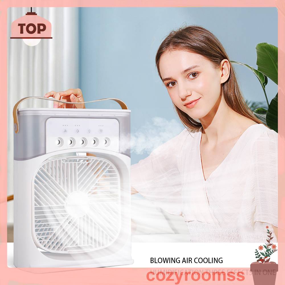 Quạt Điện USB Làm Mát Tạo Độ Ẩm Tiếng Ồn Thấp Để Bàn