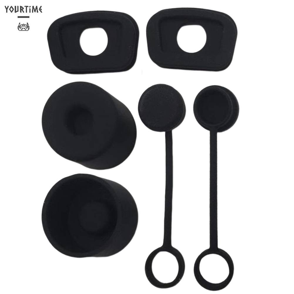 Bộ 6 Nắp Đậy Cốc Nước Bằng Silicone Chống Tràn Tiện Dụng