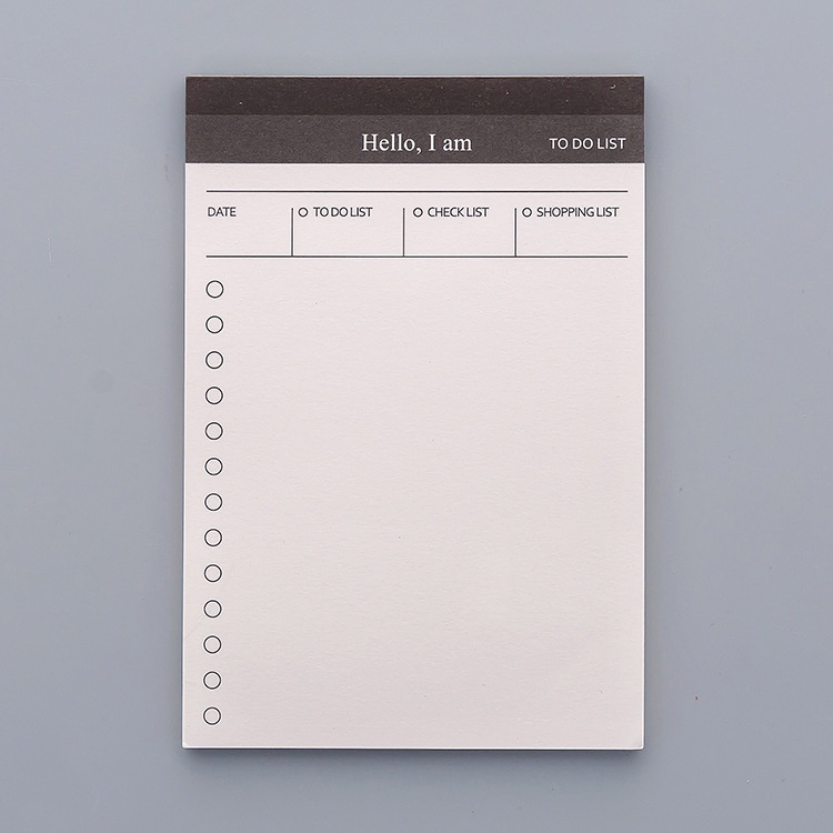 Sổ Tay 50 Tờ Giấy Ghi Chú Thiết Kế Đơn Giản Tiện Lợi Dễ Sử Dụng