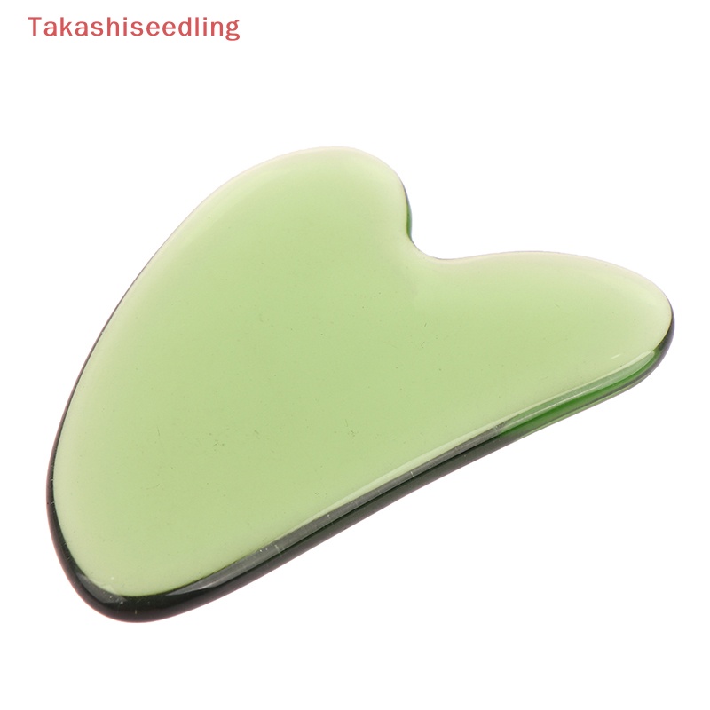 (Takashiseedling) Bảng Gua Sha Pha Lê Tự Nhiên Mát Xa Mặt Và Cơ Thể