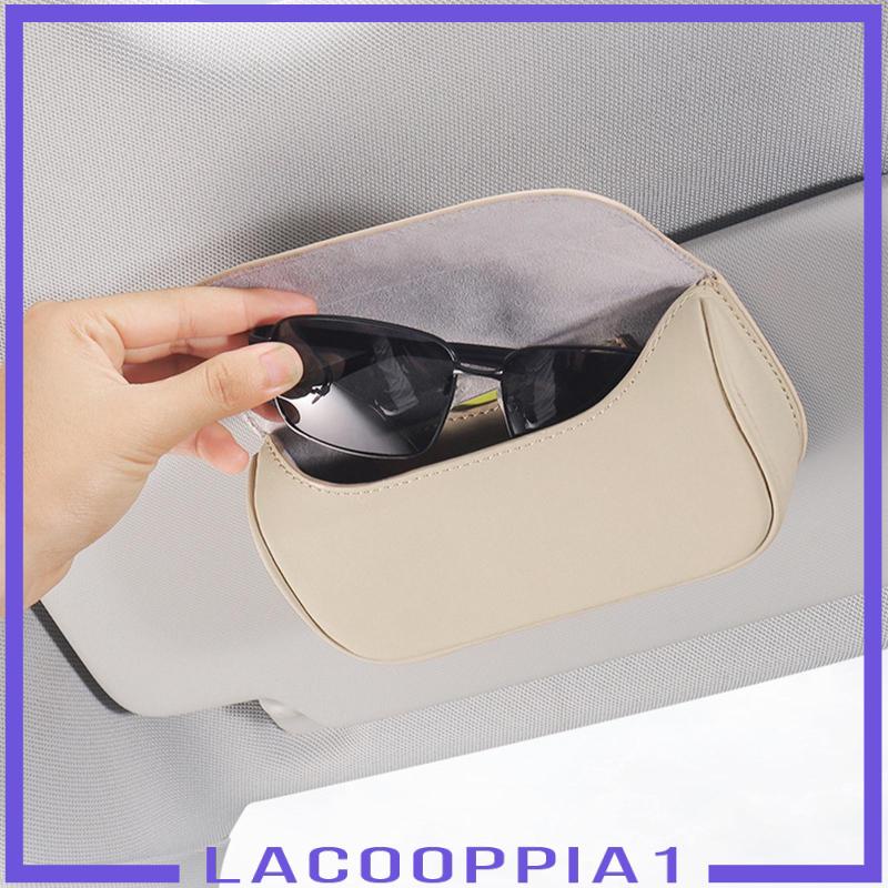 [Lacooppia1] Hộp Đựng Mắt Kính Râm Xe Hơi Ngăn Chứa Rộng