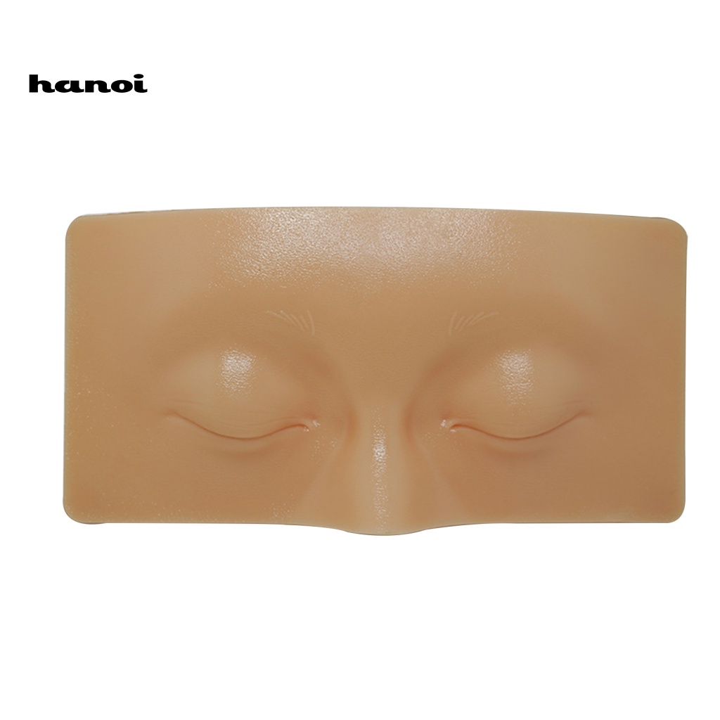 Đệm Ma Nơ Canh 3D Bằng Silicon Mềm Dùng Thực Hành Luyện Tập Trang Điểm Lông Mày / Lông Mi