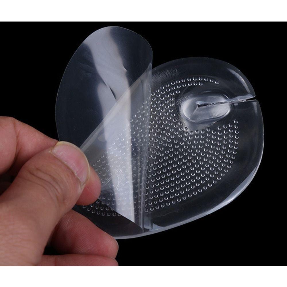 1 Cặp Đệm Gel Bảo Vệ Ngón Chân Chống Trượt Trong Suốt Cho Nữ