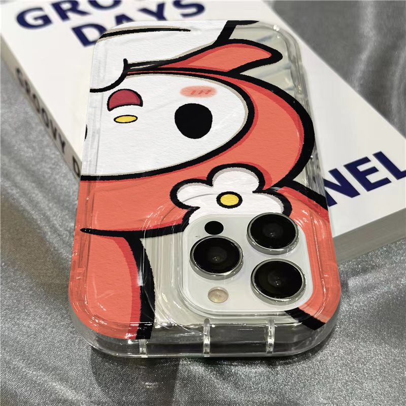 Ốp Điện Thoại Mềm Trong Suốt Hình Melody Dễ Thương Cho iPhone14promax 1312 / 11 7 / 8plus xr / sins 9AWU