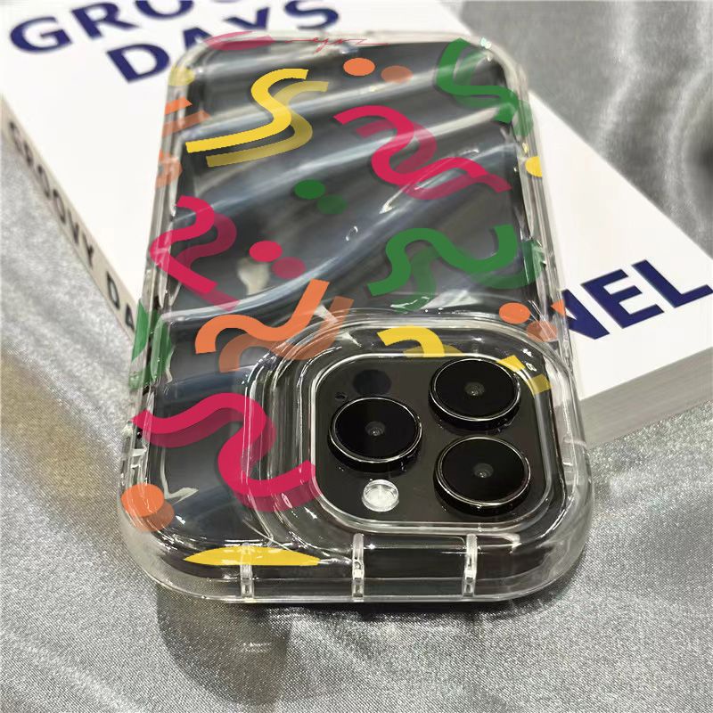 Ốp Điện Thoại Mềm Trong Suốt Họa Tiết Cá Sấu Dễ Thương Cho iPhone14promax 1312 / 11 7 / 8plus xr / sins AEAM