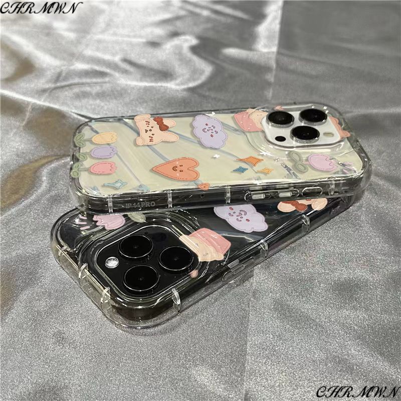 Ốp Điện Thoại Dẻo Trong Suốt Họa Tiết Hoạt Hình Chú Thỏ Dễ Thương Cho iPhone14promax / Apple 8 xrplus / 117 F0KN 1312