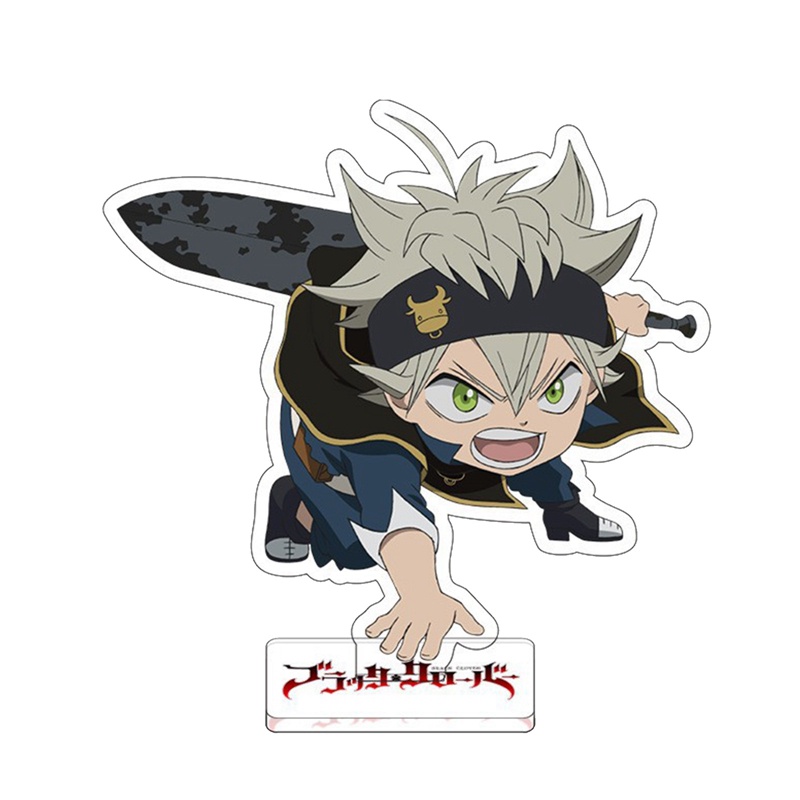 Mô Hình Nhân Vật Anime Black Clover Bằng Acrylic Có Giá Đỡ