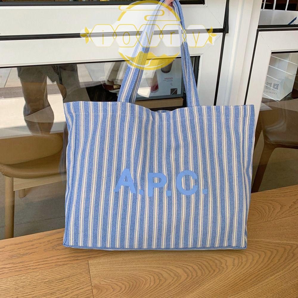 Túi Xách Tay Đựng Mỹ Phẩm Họa Tiết Sọc Thời Trang