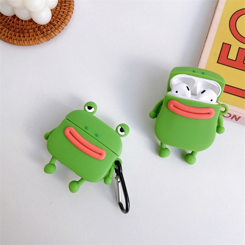 Vỏ Bảo Vệ Hộp Sạc Tai nghe không dây Bằng Silicon Mềm Hình Kirby Cho Airpods Pro 3 1