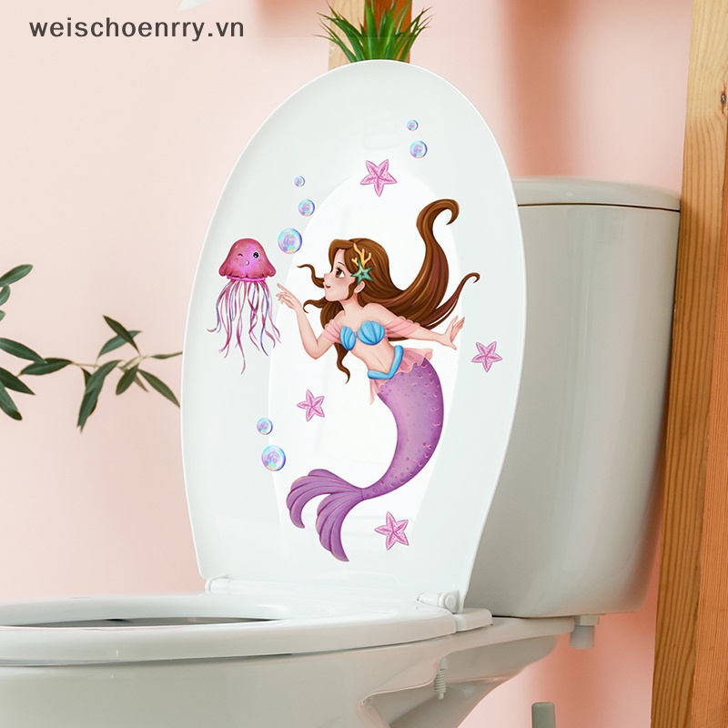 Bộ 11 Đề Can Dán Toilet Hình Động Vật Ngộ Nghĩnh