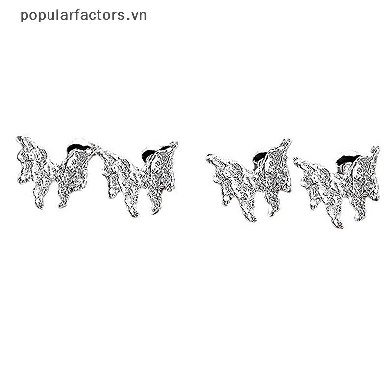 1 Đôi Bông Tai Hình Bướm Sau Lưng Thời Trang Dành Cho Nữ