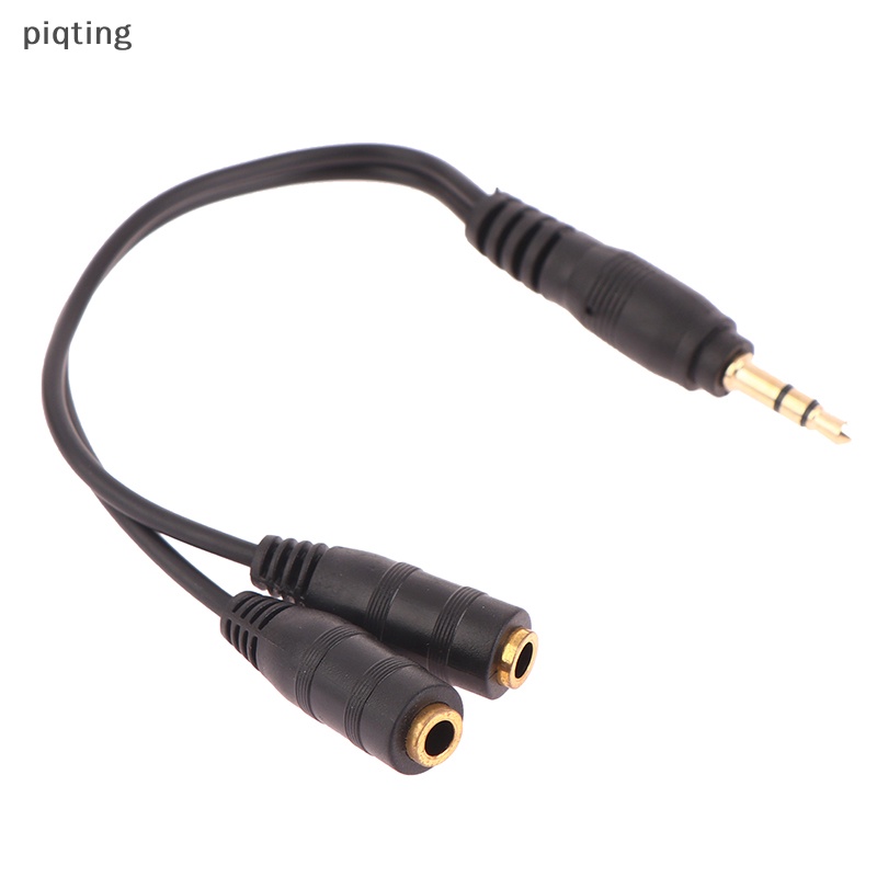 Cáp Chia Tai Nghe 2 CổNg 3.5mm Sang 2 Lỗ CắM Chuyên DụNg Cho Iphone Android