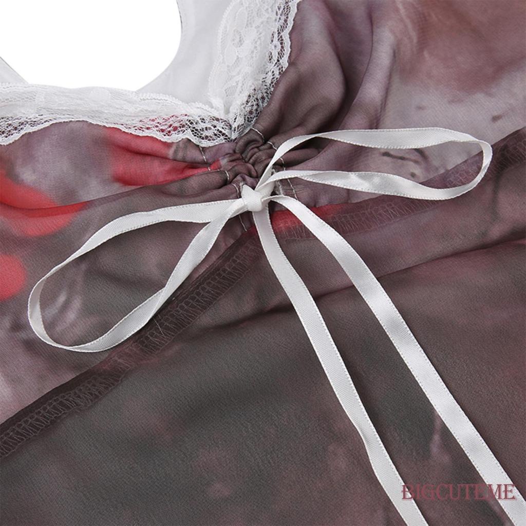 Đầm Dài Không Tay Hở Lưng Cổ Chữ V Họa Tiết Hoa Vintage Cho Nữ