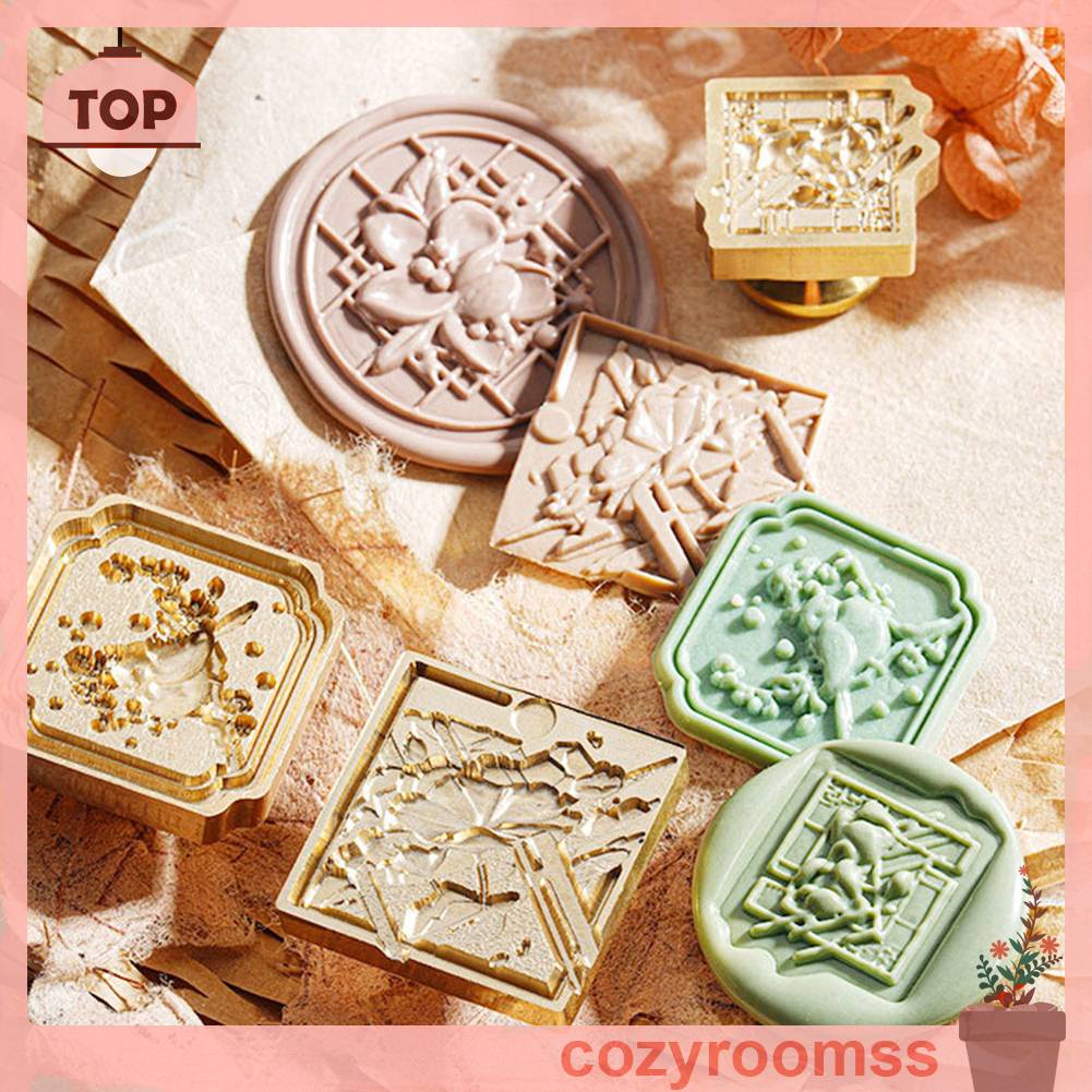 Đầu Con Dấu Sáp Tráng Men Phong Cách Cổ Điển Dùng Để Trang Trí Thiệp Cưới Thẻ