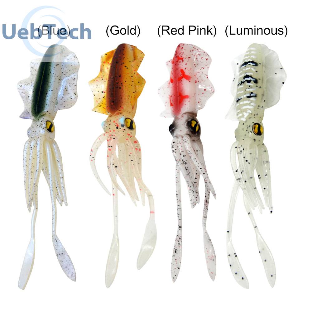 Mồi Câu Cá Giả Hình Con Mực Mềm 15.5cm 20g