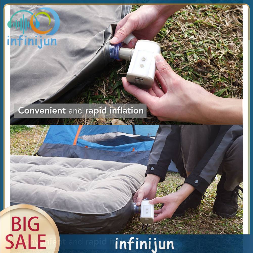 Máy Bơm Hơi Điện Tử Có Đèn Cho Hoạt Động Ngoài Trời