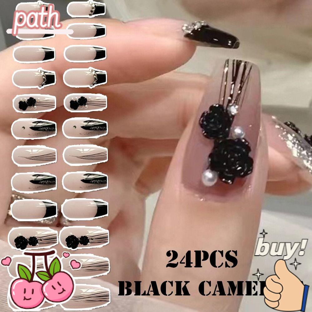 PATH Bộ 24 Móng Tay Giả Che Phủ Toàn Diện DIY