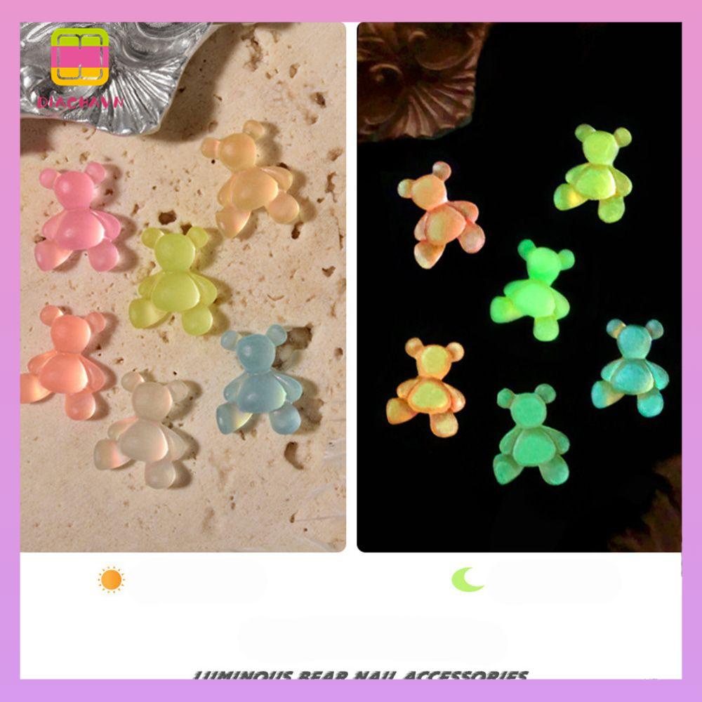 DIACHAVN Set 8 Hộp Phụ Kiện Trang Trí Móng Dễ Thương