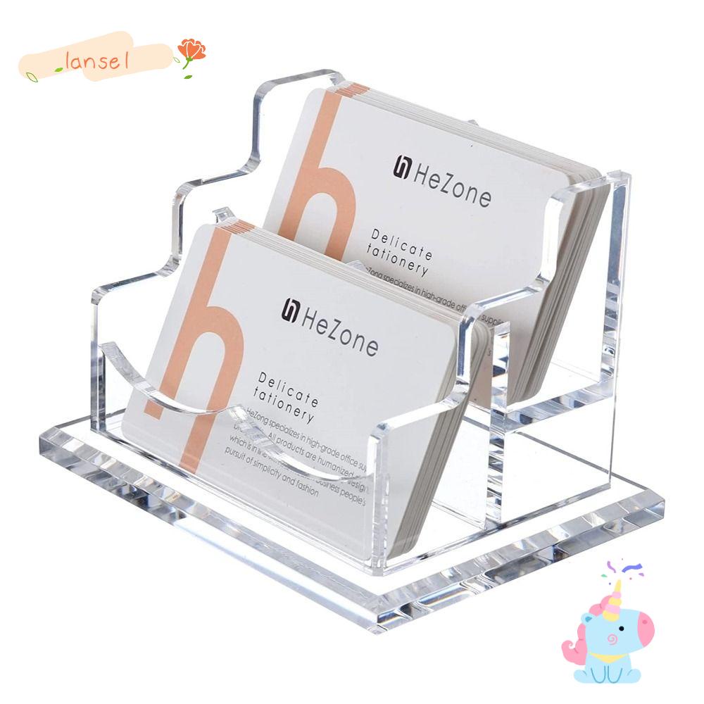 Lansel Kẹp Gắn Ảnh 2 Tầng Bằng Acrylic Trong Suốt Cho Văn Phòng