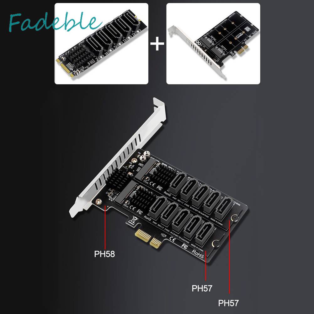 Cáp ChuyểN ĐổI M.2 NGFF B-Key Sata Sang SATA3 6Gbps JM575 Chipset