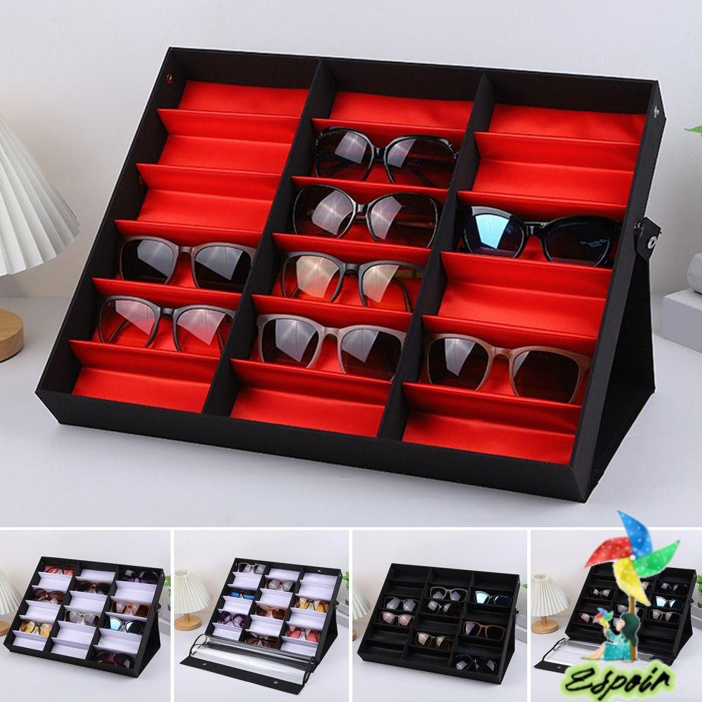 ESPO Khay Da 18 Ngăn Đựng Mắt Kính Tiện Lợi