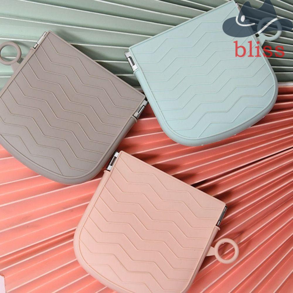 Túi Đựng Mỹ Phẩm Bằng Silicon Màu Trơn Đa Năng Tiện Dụng Cho Nữ