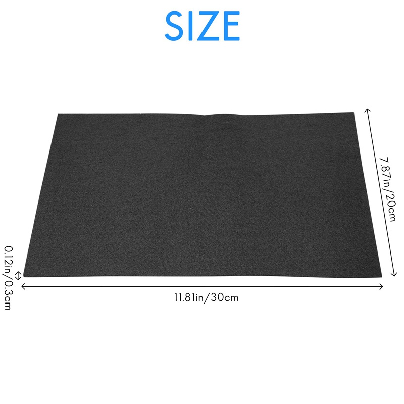 Set 2 Tấm Chắn Nhiệt Bằng Sợi Carbon Kích Thước 3X200X300mm Chuyên Dụng Cho Thợ Hàn